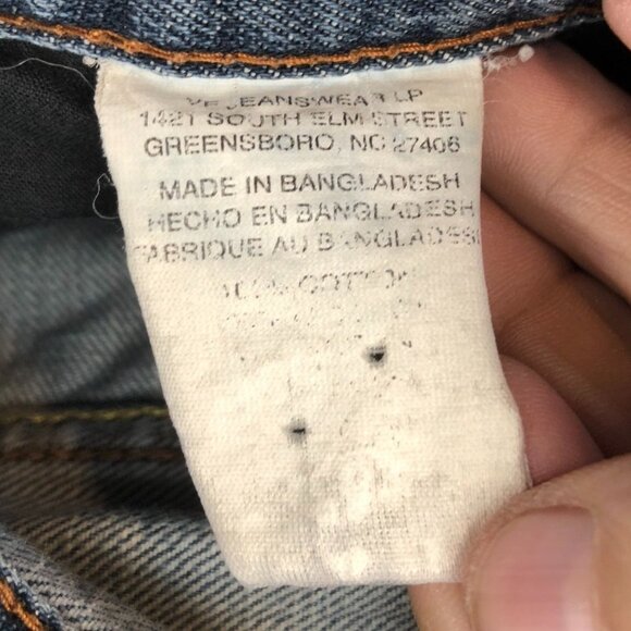 Lee Signature Mens Jeans Size 31x28 Measured Relaxed Bootcut Classic Blue Denim - Picture 8 of 14